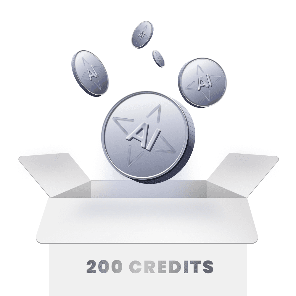 AI Pro: 200 Credits