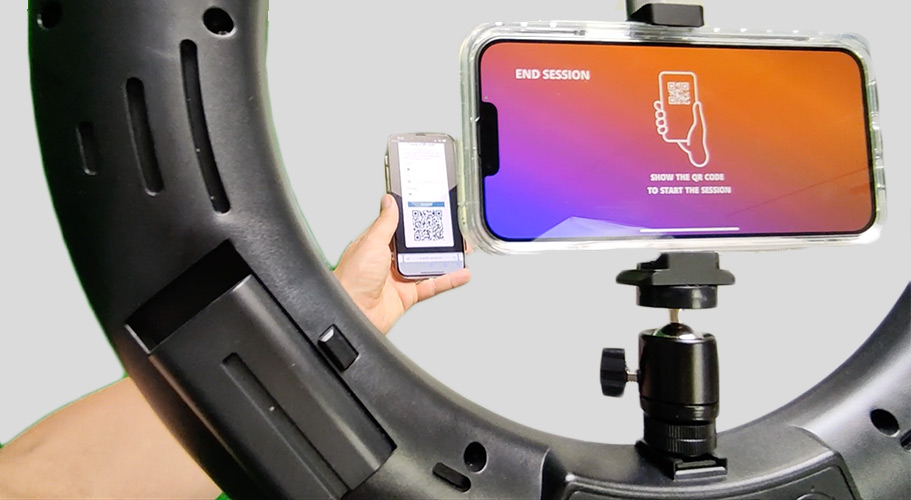 QR scanning and sharing